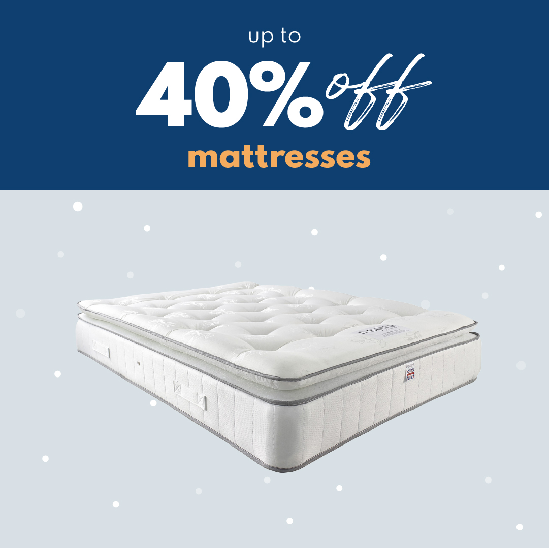 40% mattresses